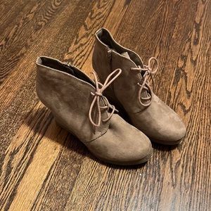 Merona Suede Heeled Booties